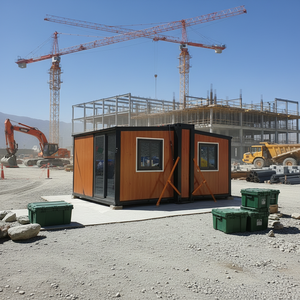 Kit de Estructura de Panel Sándwich para Casa Contenedor Plegable Transpirable de 20 pies/40 pies, Prefabricada para Exteriores, Estilo Moderno de Mediados de Siglo, Grosor Estándar, 1 Año de Garantía - Product Image 6