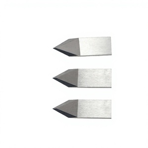 Solid Carbide Pointed Blade 25*8*1.5mm for Marking <b>Leather</b> Trimming Industrial Cutting - Product Image 1