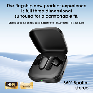 หูฟังไร้สายแบบสปอร์ต รองรับ IOS และ Android พร้อมไมโครโฟนในตัวขนาด 13 มม. กันน้ำระดับ IPX4 หูฟัง TWS ใช้งานได้นาน 16 ชั่วโมง - Product Image 6