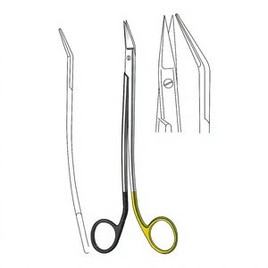 Ciseaux Dean à lame simple 12 cm / 4-3/4 pouces, semi-ébavurés, à lame unique, dentelés, Super Cut TC, ciseaux chirurgicaux médicaux de précision - Product Image 1