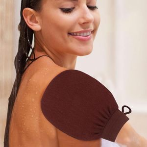 Custom Logo and Package Exfoliating Bath <b>Scrub</b> Morocco Glove <b>Body</b> Scrubber for Softer Illuminate Skin - Product Image 6