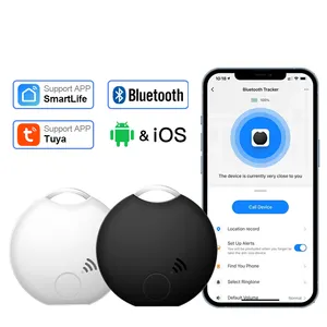 Rsh Tuya Smart Tag Compatível com iOS Android Bluetooth Rastreador Mini GPS Localizador Chave Localizador para Bolsa Carteira de bagagem Animais de estimação Crianças Veículo