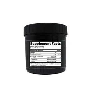 Sport Nutrition Private Label OEM Supplement L-leucine L-isoleucine L-valine BCAA Powder