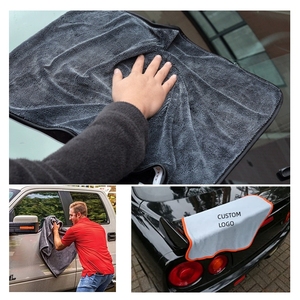 <span class=keywords><strong>Toalla</strong></span> de <span class=keywords><strong>Microfibra</strong></span> para Secado de Autos de 60*90CM, 850GSM, con Logotipo Personalizado, Tamaño Grande, Más Gruesa, para Detallado de Autos - Product Image 2