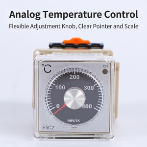 Controlador de Temperatura <span class=keywords><strong>Digital</strong></span> Inteligente PID con Ajuste de Dial E5C4, Termostato Rotatorio E5C2, Instrumento Industrial E5EN E5EM ODM - Product Image 2