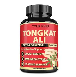 Capsules Organiques Tongkat Ali Extrait de Racine d'Eurycoma Longifolia Tongkat Ali en Capsules Soutient l'Endurance et l'Energie