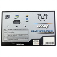 Switch Gigabit Ethernet de 5 Puertos S805, 100/1000Mbps, RJ45, Divisor de Red LAN, Plug and Play, para Hogar, Seguridad y Oficina