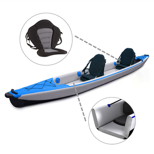 <span class=keywords><strong>Kayak</strong></span> <span class=keywords><strong>gonflable</strong></span> pliable en PVC à deux places pour la pêche, nouveau design - Product Image 2