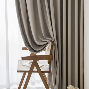 2023 <span class=keywords><strong>mousse</strong></span> coton rideau salon chambre baie vitrée sol au plafond fenêtre rideau occultant - Product Image 2