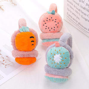 Lindos protectores de orejas de dibujos animados para niños, calentadores de orejas de felpa suave y cálidos, accesorio de invierno cómodo y portátil - Product Image 1