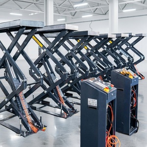 Petit élévateur à ciseaux souterrain de 3,5T de capacité, hauteur maximale de 2010 mm, pour service automobile et équipement de véhicule - Product Image 5