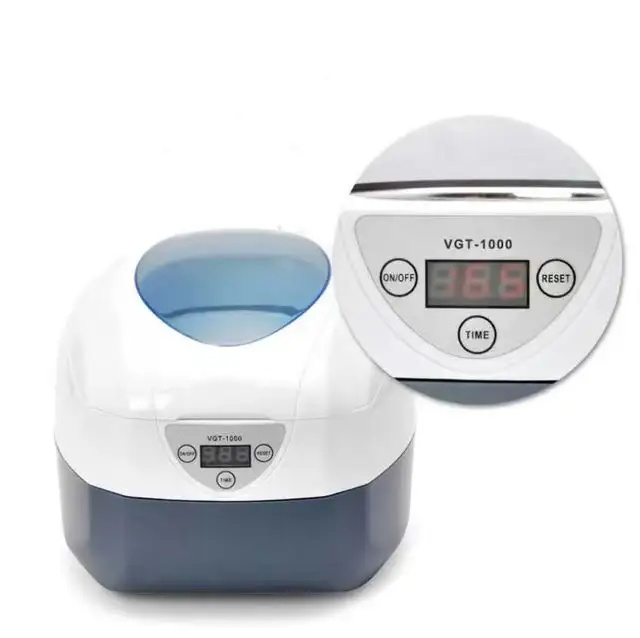 Limpiador comercial ultrasónico 750ML 35W con cesta limpiador ultrasónico para inyector reloj médico Limpieza de joyas dentales