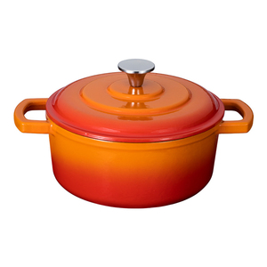 Casserole en fonte émaillée <span class=keywords><strong>DEBIEN</strong></span>, prix de gros, minimaliste, écologique, avec deux poignées, toutes tailles - Product Image 3