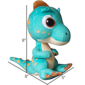 7877 Peluche de <span class=keywords><strong>dinosaurio</strong></span> azul bebé personalizado, adorable, con manchas, juguete de peluche de animales con ojos grandes, regalos para niños, peluche de <span class=keywords><strong>dinosaurio</strong></span> bebé - Product Image 4