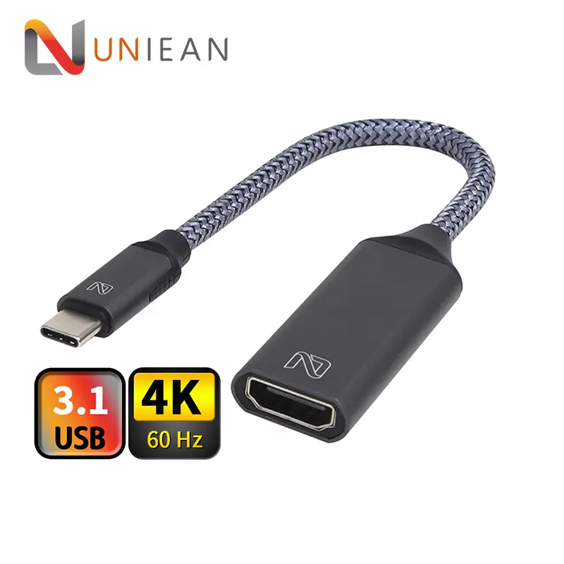 Premium High Resolution 4K@60Hz Type C to HDMI 1080p HD tv Cable Adapter USB to HDMI