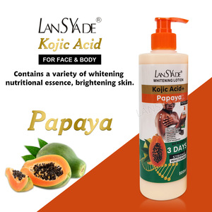 Crème <span class=keywords><strong>Lotion</strong></span> Corporelle de Luxe Hydratante Éclaircissante pour la <span class=keywords><strong>Peau</strong></span> à l'Acide Kojique et à la Papaye en Vente Flash - Product Image 4