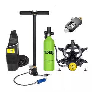 RS Nuova Mini Bombola da Sub da 1L DIDEEP X4000pro+ Accessori per Nuoto e Immersione Bombola d'Aria Polmonare con Maschera Integrale e Pompa - Product Image 2