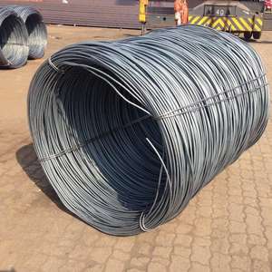 Venta directa de fábrica laminado en caliente Ms Steel SAE1006 SAE1008 alambrón 8,5mm 9,5 MM 16mm alambrón de acero - Product Image 4