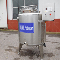 Pot de pasteurisation 300l Pâte de fruit liquide Pasteurisateur de lait d'oeuf Beurre pasteurisé
