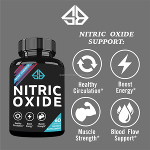 Cápsulas de Suplemento Herbal de L-Arginina para Aumentar el Óxido Nítrico, para Adultos, Crecimiento Muscular, Energía, Ciclismo Saludable, 60 Unidades - Product Image 4