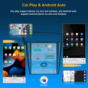 Autoradio Android con Schermo Touch da 10.4 Pollici per VW Golf 7 <span class=keywords><strong>Passat</strong></span> B8 <span class=keywords><strong>2013</strong></span>- con CarPlay Wireless, Android Auto, GPS, WiFi, BT e CANBUS - Product Image 4