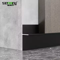 Shensheng Factory moderne LED-Licht Aluminium Sockel leiste Einfache Installation Wand paneel für den Hotel gebrauch