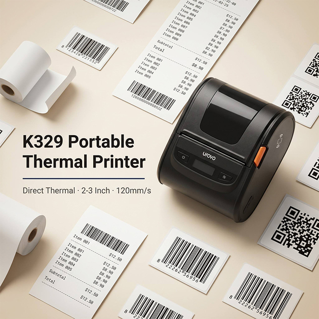 Mini Imprimante Ticket De Caisse Thermique Portable Mini 80mm Thermal Label Printer Mini Portable 80mm Thermal Receipt Printer
