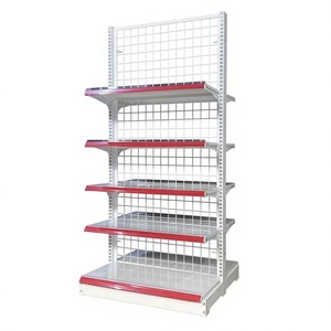 Estante de Exhibición de Acero Resistente de Doble Cara de Alta Calidad para Supermercados, el Más Vendido, para Tiendas Minoristas - Product Image 1