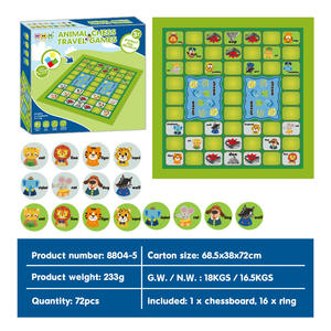 Juego de viaje Snakes & Ladders, juego de mesa educativo para niños, interactivo entre padres e hijos, para niños de 4 a 6 años - Product Image 6