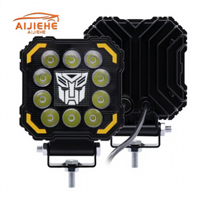 ไฟสีขาวและเหลืองสำหรับขับรถขนาด4นิ้วไฟส่องสว่างสำหรับออฟโรดไฟ LED ออฟโรด - Product Image 1