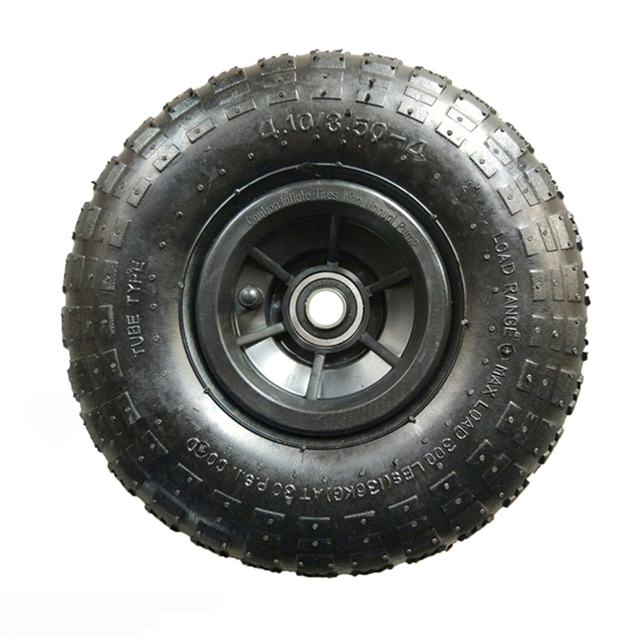 Good Quality 10 Inch  Factory Sell Pneumatic Rubber Wheel air Tire for Hand Truck 4.10/3.50-4