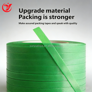 Vente en gros de sangles en polyester PET vert de 16 à 19 mm, ruban en acier plastique, sangle de cerclage, sangle d'étanchéité pour cartons, pour l'emballage - Product Image 3