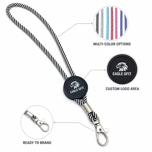 Heavy Duty Polyester Tubular Rope with Adjustable Hook Accessories Logo <b>for</b> Cell <b>Phone</b> & Key Hanging Customizable <b>Lanyard</b> - Product Image 5