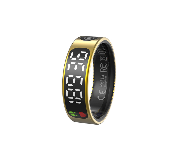 Hot Selling!!! Smart Ring with Screen Display Multifunctional Smart Ring with Touch Screen and Health Monitoring