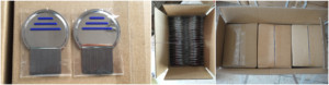 Peine para Piojos, Liendres, Garrapatas y Pulgas con Mango de Acero Inoxidable y Pasadores Ranurados, con Líneas de Plástico Antideslizantes, Venta al por Mayor de Fábrica - Product Image 4