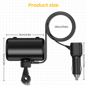 Stazione di Ricarica <span class=keywords><strong>Auto</strong></span> Retrattile Multi 6 in 1, Caricatore per Poggiatesta, Box di Ricarica Tipo C, Dock di Condivisione per Sedile Posteriore - Product Image 4