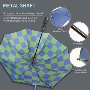Custom Golf <b>Umbrellas</b> Wholesale Windproof Heavy Duty Large Size Rain Protection <b>Umbrellas</b> With Logo for Corporate Gifts - Product Image 2