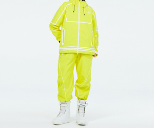 Nuova Tuta da Sci con Cappuccio e Zip 2025, Impermeabile e Calda, Set Sportivo da <span class=keywords><strong>Montagna</strong></span>, Completo Antivento per Sci e Snowboard - Product Image 3
