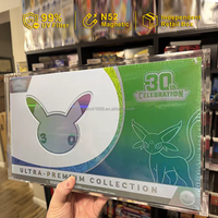 Boîte de présentation magnétique en acrylique pour la 30e édition, protection UV à 99 %, boîte de protection transparente pour cartes