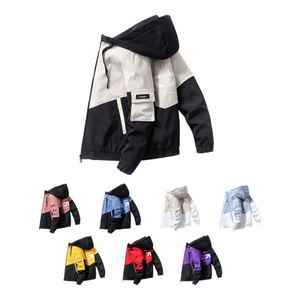 Design Men's Spring New Korean Trendy Hooded <b>Jacket</b> Loose Gown Coat with Wholesale Options - Product Image 2