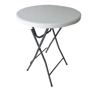 Groothandel Hete Verkoop Outdoor Camping Opvouwbare Tafel Goedkope Stalen Draagbare Picknick Camping Ronde Klaptafel