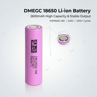Sel Baterai Silinder DMEGC Style 18650 NMC 3.7V 2600mAh, Esensial Sehari-hari Untuk Remote TV, Timbangan Dapur, Dan Jam
