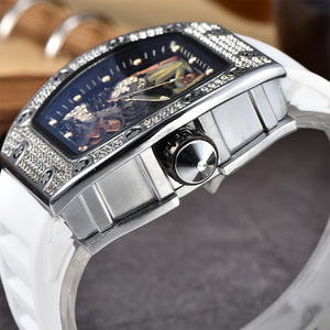 فاخر الطعام الأوروبي مقاوم للماء روز الذهب الماس باندا الخيزران الفولاذ المقاوم للصدأ مؤشر زجاج نافذة الطلب - Product Image 4