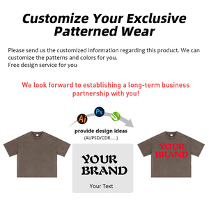 Camiseta Casual de Manga Corta para Hombre, 100% Algodón de Alto Gramaje, Estilo Vintage, Corte Holgado y Amplio, Lavada y Desgastada - Product Image 4