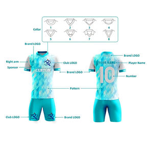 ชุดเสื้อเจอร์ซีย์สำหรับฝึกซ้อมฟุตบอลสำหรับผู้ชายชุดเสื้อเจอร์ซีย์แห้งสำหรับผู้ใหญ่เด็ก100% ผ้าโพลีเอสเตอร์ - Product Image 2