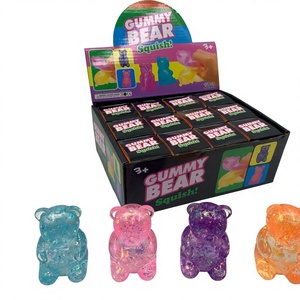 Squishy Orsetto Gommoso Peluche Glitterato Morbido a Lenta Risalita, Ideale per Giocare e Alleviare lo Stress - Vendita Calda - Product Image 1