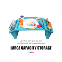 Table Portable Multifonctionnelle Écriture Enfants Petit Jouet Enfants Lecture En Plastique Tour Lit Table Ordinateur Portable Bureau Plateau retour à l'école