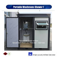 Salle de bain hygiénique portable de luxe, toilettes mobiles, salle de douche