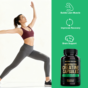 Oem פרטי תווית טרום אימון שריר גודל כוח שריר לבנות מיקרוonized creatate כמוסות למבוגרים - Product Image 3