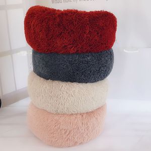 Luxuriöse Umweltfreundliche Hundebetten Kunstfell Einfarbiges Muster Tragbar Warm Komfortabel Weich Hochwertige Haustierzubehör für Wohnungshunde - Product Image 2